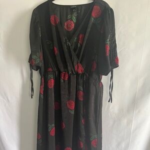 Torrid Midi Charmeuse Wrap Dress – Romantic & Glamorous